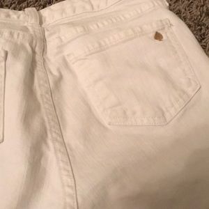 kate spade white denim jeans